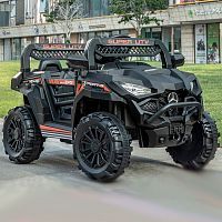 Детский электромобиль джип M 4822 EBLR-2 BAMBI черный