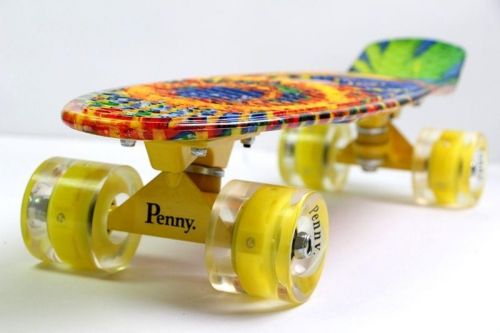 Картинка товара Penny Board 22" "Sunflowers" - Светящиеся колёса! (1100060646) на Raspashonka.ua фото 5