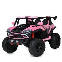 детский электромобиль m 6024 eblr-8(24v), bambi racer: 24v 8а, пульт 2,4g, 4*45w, eva - розовый - Raspashonka.ua