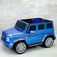 Детский электромобиль джип М 5028 EBLRS-4 MERCEDES синий металлик