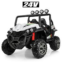 Детский электромобиль джип M 3454 (2) EBLR-1(24V)  BUGGY белый