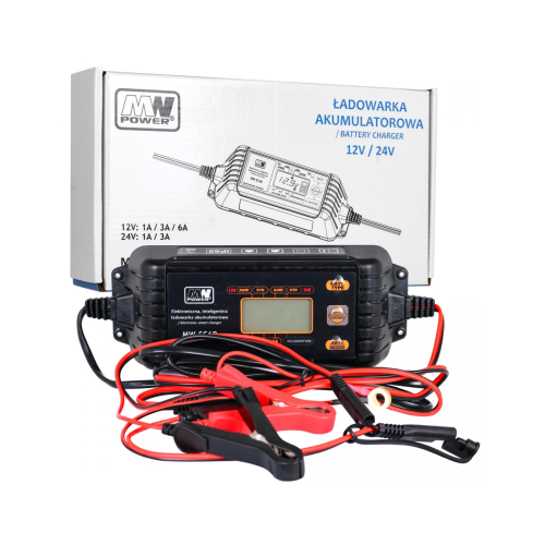 Картинка товара Зарядное устройство MASTER WATT 12V, 24V для аккумуляторов (код. CZZ.LAD.MW-SC6B) на Raspashonka.ua фото 3