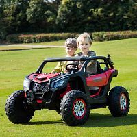 детский электромобиль m 5743 eblr-3, bambi racer: 24v, 2,4g, 4*45w, eva - красный полиция - Raspashonka.ua
