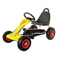 Детский педальный картинг BAMBI M 1564-6: ЖЕЛТЫЙ