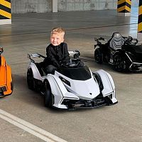 Детский электромобиль M 4633 EBLR-1 LAMBORGHINI белый 