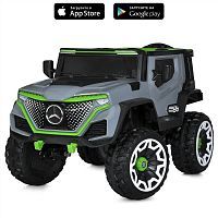 Детский электромобиль джип M 5912 EBLR-11 BAMBI RACER серый