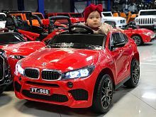 Детский электромобиль джип M 4299 EBLR-3 BMW красный