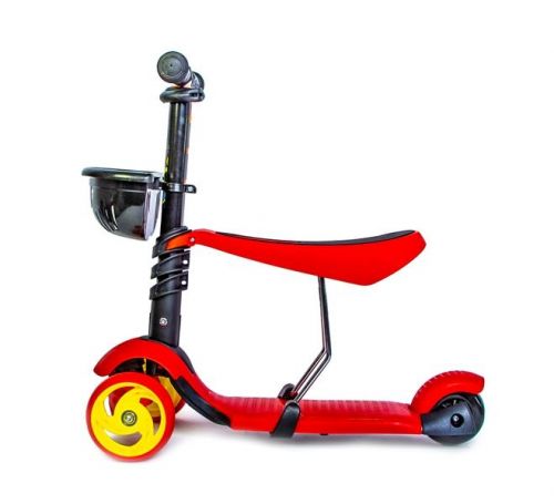 Картинка товара Самокат Scooter Smart 3in1 Красный. Смарт-колеса! (1050639244) на Raspashonka.ua фото 3