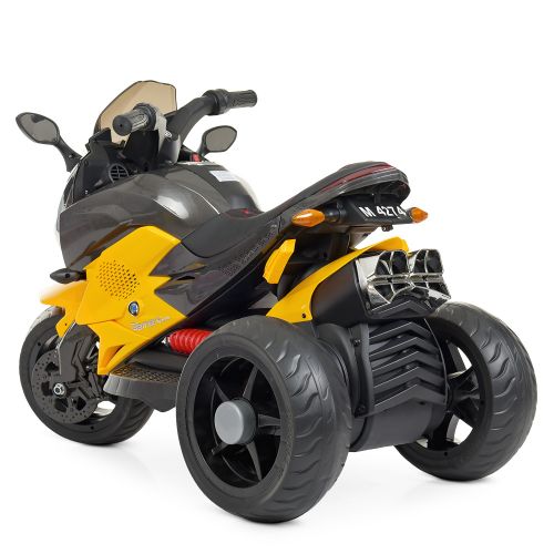 Картинка товара Детский мотоцикл Bambi M 4274 EL-6: 12V9A, 70W, EVA, кожа - ЖЁЛТЫЙ на Raspashonka.ua фото 8