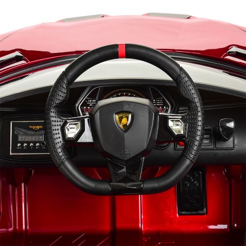 Детский электромобиль M 4093 EBLRS-3 LAMBORGHINI Бордовый  фото 7