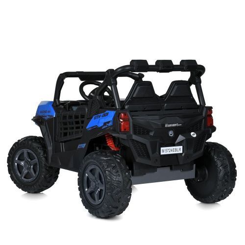 Картинка товара Детский электромобиль джип M 5724 EBLR-4, BAMBI RACER: двухместный, 180W, 8 км/ч, 12V 10А - СИНИЙ на Raspashonka.ua фото 3