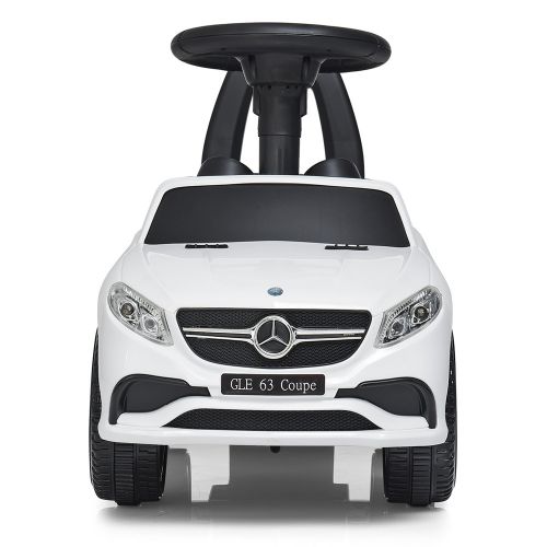 Картинка товара Детская машина-толокар Bambi Mercedes M 3818-1: кожа, USB- БЕЛАЯ на Raspashonka.ua фото 3