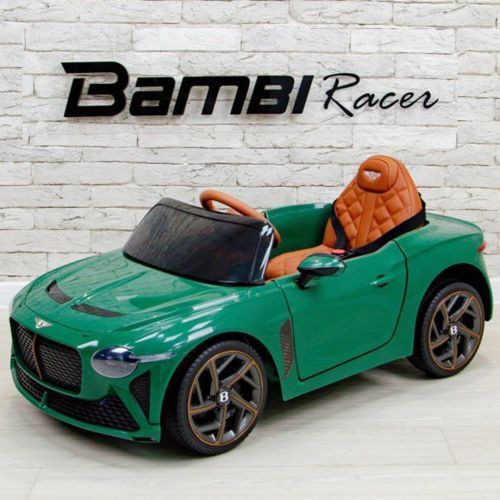 Детский электромобиль JE1008 EBLR-10(4WD) BENTLEY хаки  фото 2