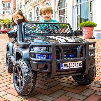 Детский электромобиль джип M 4123 EBLR-2(24V) BUGGY черный