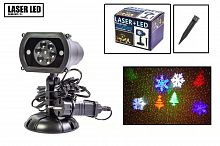 Фото анонса новогодний лазерный проектор 4 цвета x-laser+led xx-mix-1012 от интернет магазина Raspashonka.ua