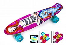 Фото анонса penny board 22" "little mermaid" - светящиеся колёса! (pg021) от интернет магазина Raspashonka.ua
