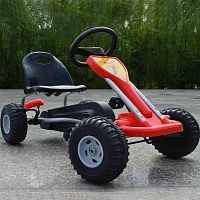 Детский педальный картинг BAMBI M 1564-3: КРАСНЫЙ