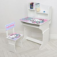 Фото анонса детская парта 904-142 (ua) растишка hello kitty от интернет магазина Raspashonka.ua