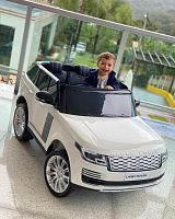 Детский электромобиль джип M 4175 EBLR-1 LAND ROVER RANGE ROVER белый