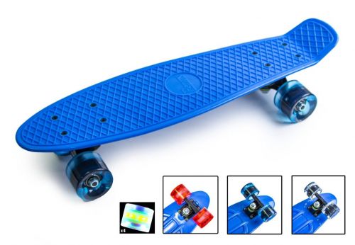 Картинка товара Penny Board 22" Blue Светящиеся колёса! (542997571) на Raspashonka.ua фото 2