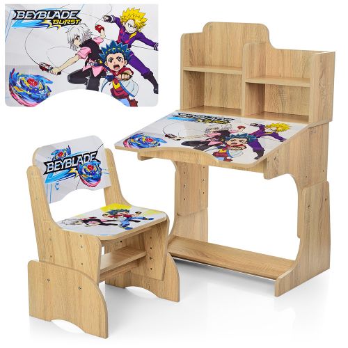 Картинка товара Детская парта Bambi "Beyblade" W 2071-62-3: ДЕРЕВО на Raspashonka.ua фото 2