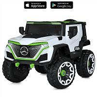 Детский электромобиль джип M 5912 EBLR-1  BAMBI RACER белый