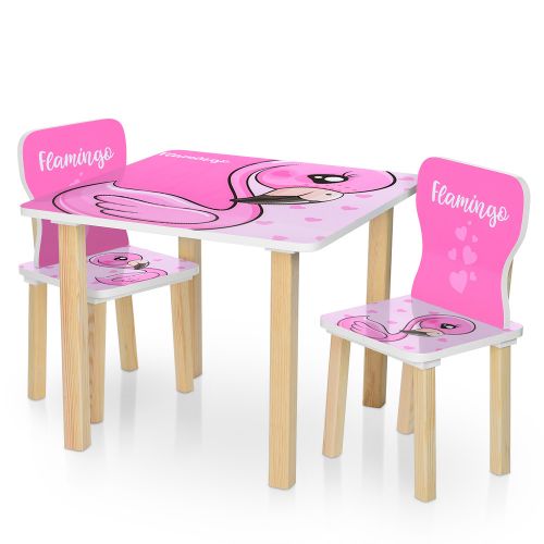 Картинка товара Детский столик Bambi Flamingo 506-70-2: РОЗОВЫЙ на Raspashonka.ua фото 2