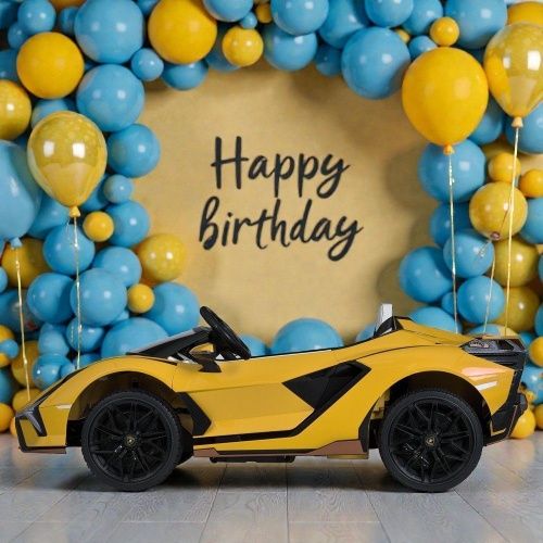 Картинка товара Детский электромобиль M 5072 EBLR-6 Lamborghini Sian: двухместный, пульт 2.4G, моторы 120W, 8 км/ч, 12V 14А - ЖЕЛТЫЙ на Raspashonka.ua фото 5 Картинка товара Детский электромобиль M 5072 EBLR-6 Lamborghini Sian: двухместный, пульт 2.4G, моторы 120W, 8 км/ч, 12V 14А - ЖЕЛТЫЙ на Raspashonka.ua фото 5