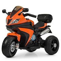 Детский мотоцикл M 4195 EL-7 BAMBI оранжевый
