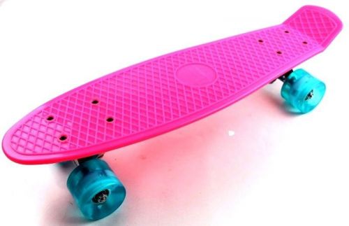 Картинка товара Penny Board 22" Pink Светящиеся колёса! (1298065692) на Raspashonka.ua фото 2