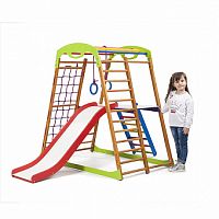 Фото анонса детский спортивный комплекс для дома sportbaby babywood plus 2 от интернет магазина Raspashonka.ua