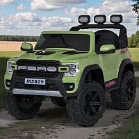 Детский электромобиль джип M 5829 EBLR-5 JEEP зеленый