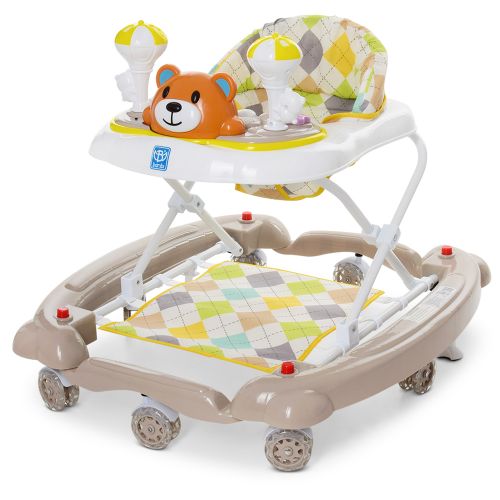 Картинка товара Детские ходунки Bambi "Мишка" M 3656A-S-2: родительская ручка - БЕЖЕВЫЙ на Raspashonka.ua фото 8