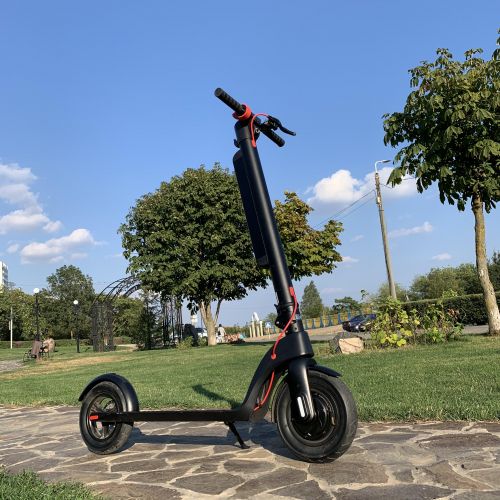 Картинка товара Электрический самокат X8: колеса 10", мотор 36V 350W, скорость 10-15-25 км/ч, складной - BLACK на Raspashonka.ua фото 6