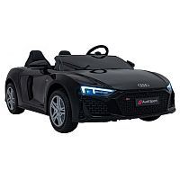 Детский двухместный электромобиль AUDI R8 Spyder с пультом: черный PA.A3000.CZ