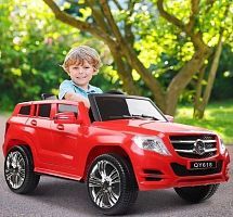 детский электромобиль mercedes ml 300 city rider pa.qy618.cra: 70w, 6 км/ч, с пультом - красный - Raspashonka.ua
