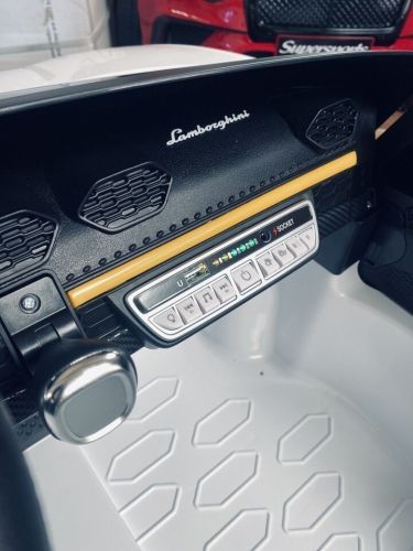 Детский электромобиль M 5020 EBLR-1(24V) LAMBORGHINI белый  фото 7
