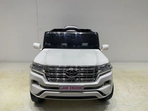 Детский электромобиль джип M 6130 EBLR-1 TOYOTA белый фото 4