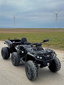 Детский квадроцикл BRP CAN AM OUTLANDER: 24V, 800W, 10 км/ч - ЧЕРНЫЙ (PA.DK-CA005.CZ)