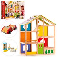 Деревянная игрушка  Кукольный домик MD 2006