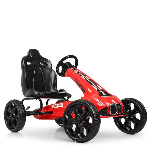 Детский педальный картинг BAMBI M 5393E-3: КРАСНЫЙ фото 2