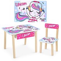 Фото анонса столик и стульчик "unicorn"  803-5 от интернет магазина Raspashonka.ua