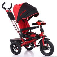 Фото анонса детский 3-х колесный велосипед best trike 6088 f - 2120: надувные колеса, поворотное сиденье, пульт, фара - красно-черный от интернет магазина Raspashonka.ua