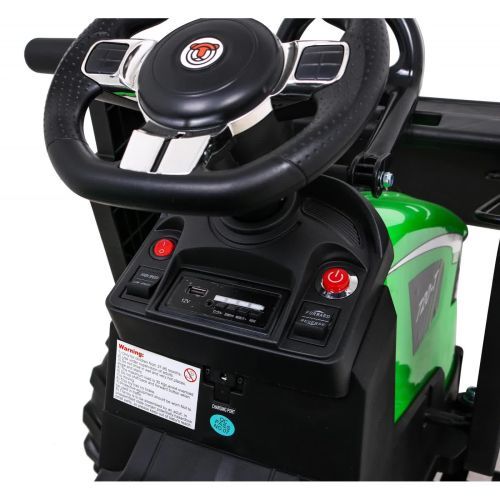 Картинка товара Детский трактор M 4847 EBLR-5(24V), BAMBI RACER: пульт, 90W, 8 км/ч, 24V 7А - ЗЕЛЕНЫЙ на Raspashonka.ua фото 11