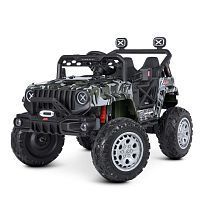 детский электромобиль m 4960 eblrs-18 jeep: 12v, 70w, 7км/ч - камуфляж. - Raspashonka.ua