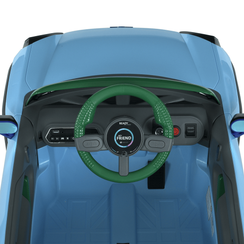 Картинка товара Детский электромобиль JE 1688 EBLR-4(24V) MINICOOPER: 140W, 5км/час, 24V5AH, USB/SD - ГОЛУБОЙ на Raspashonka.ua фото 6