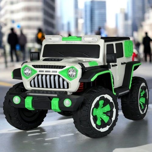 Детский электромобиль джип M 5845 EBLR-1 BAMBI RACER белый фото 2