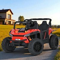 Фото анонса детский электромобиль джип m 5811 eblr-3(24v) bambi racer: 2.4g, 130w, 24v 7ah, 9 км/ч, eva, кожа - красный от интернет магазина Raspashonka.ua