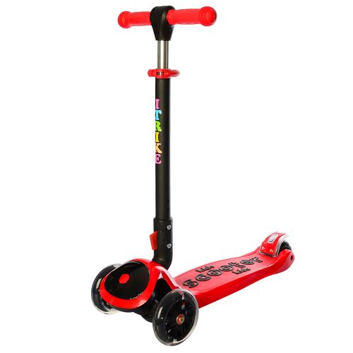 Картинка товара Самокат iTrike Maxi JR 3-074-R, подсветка колёс, корзинка: КРАСНЫЙ на Raspashonka.ua фото 3