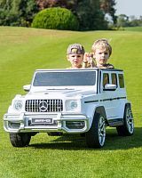 Детский электромобиль джип M 4259 EBLR-1  MERCEDES белый